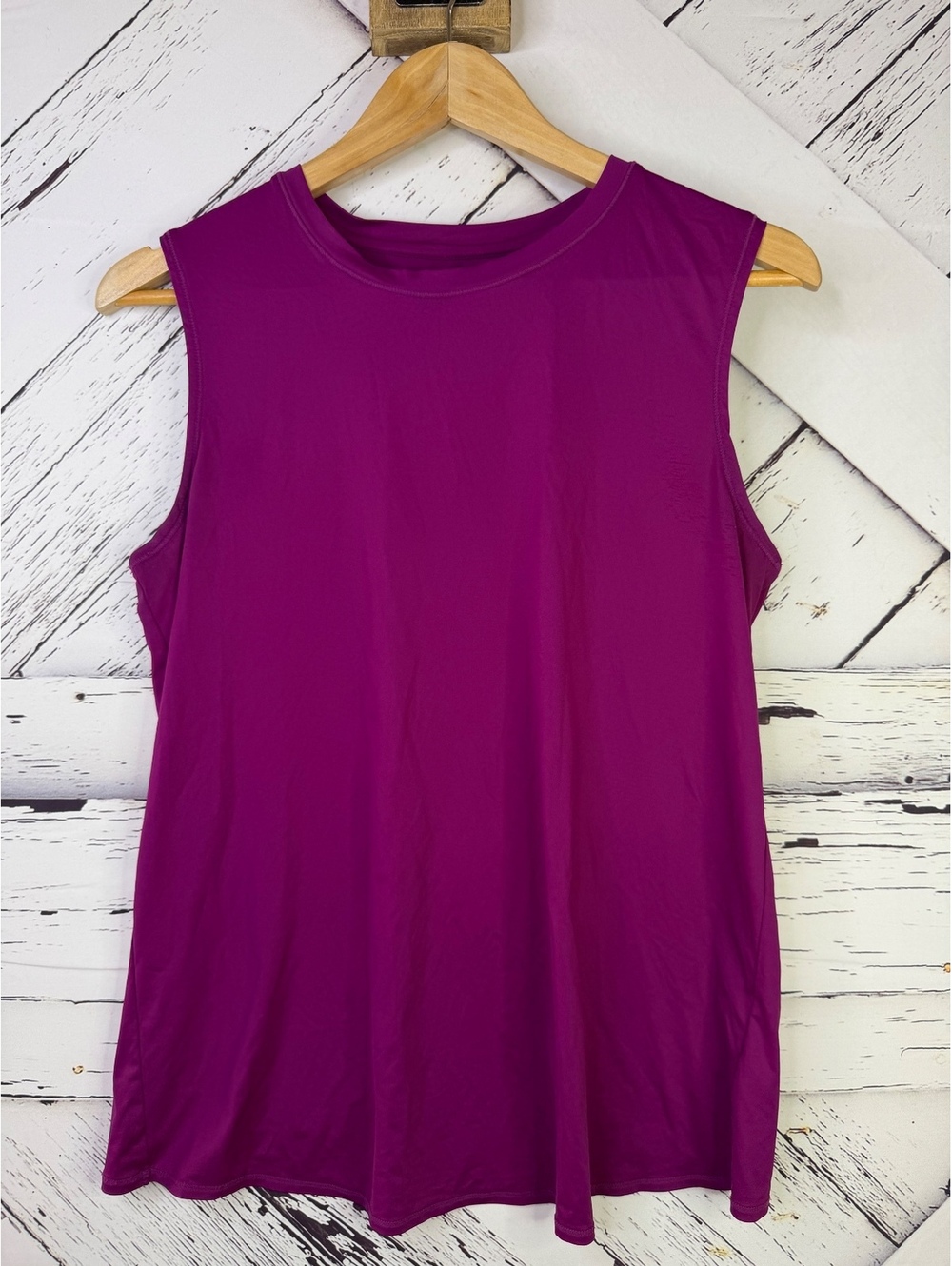 Athleta Sunlover Split Back Tank Top UPF 50 Moisture Wicking Women Small